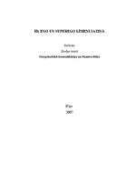 Referāts 'ID, Ego un superego līmeņi saziņā', 1.