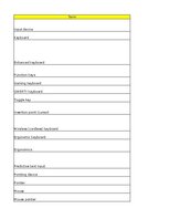 Konspekts 'Discovering computers - input devices - glossary', 1.