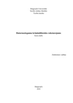 Referāts 'Datornoziegumu krimināltiesisks raksturojums', 1.