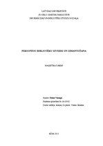 Diplomdarbs 'Personīgo bibliotēku izveide un izmantošana', 1.