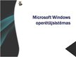 Prezentācija 'Windows Microsoft operētājsistēmas', 1.