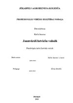 Referāts 'Jaunvārdi latviešu valodā', 1.