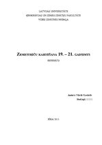 Konspekts 'Zemestrīču kartēšana. 19.-21.gadsimts', 1.