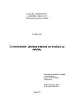 Referāts 'Cilvēktiesību pārkāpumi', 1.