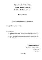 Konspekts 'Demokrātijas teorijas', 1.