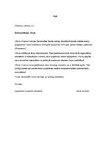 Paraugs 'Rekomendācijas vēstule', 1.