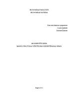 Eseja 'Banku politikas vērtējums kreditēšanas jomā', 1.