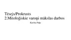 Referāts 'Sengrieķu mitoloģijas varonis Tēsejs literatūrā un mākslā', 10.
