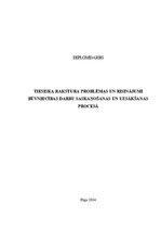 Diplomdarbs 'Tiesiska rakstura problēmas un risinājumi būvniecības darbu saskaņošanas un uzsā', 1.