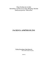 Prakses atskaite 'Aprūpes plāns psihiatrijā', 1.