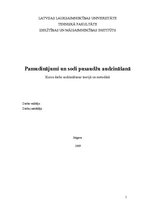 Referāts 'Pamudinājumi un sodi pusaudža audzināšanā', 1.