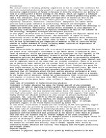 Eseja 'Global Competitiveness Issues for Canada', 1.