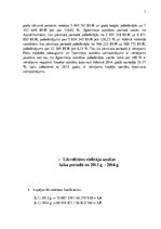 Referāts 'AS "Latvijas balzams" saimnieciskās darbības finansiālo rezultātu izvērtējums', 7.