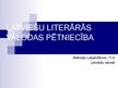 Prezentācija 'Latviešu literārās valodas pētniecība', 1.