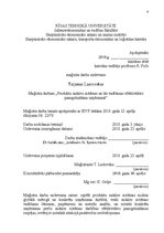 Diplomdarbs 'Produktu sadales sistēmas un tās vadīšanas efektivitātes paaugstināšana uzņēmumā', 4.
