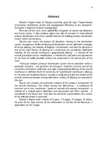 Diplomdarbs 'Produktu sadales sistēmas un tās vadīšanas efektivitātes paaugstināšana uzņēmumā', 6.