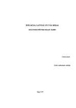 Referāts 'Inflācija Latvijā un tās sekas', 1.