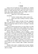 Referāts 'Pedagoga profesionālās kompetences', 3.