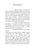 Referāts 'Eriks Ādamsons', 2.