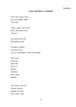 Diplomdarbs 'Literatūras mācību stundu organizācijas iespējas jaunāko klašu skolēnu radošuma ', 75.