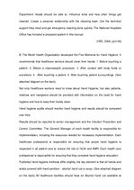 Konspekts 'Infection Prevention Control Hygiene', 2.