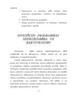 Referāts 'Valsts investīciju programma', 4.