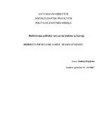 Eseja 'Baltkrievijas politiskā vara un tās ietekme uz Latviju', 1.