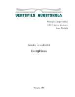 Referāts 'Deleģēšana', 1.