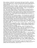 Eseja 'Black Resistance in South Africa', 1.