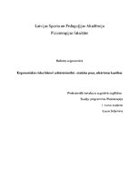 Referāts 'Ergonomiskie riska faktori zobārstniecībā - statiska poza, atkārtotas kustības', 1.