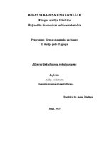 Referāts 'Biznesa inkubatoru raksturojums', 1.