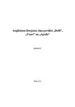 Referāts 'Anglicismu lietojums ziņu portālos "Delfi", "Tvnet" un "Apollo"', 1.