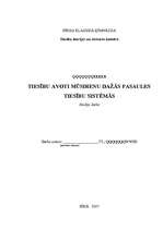 Referāts 'Tiesību avoti dažās pasaules tiesību sistēmās', 1.