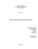 Referāts 'Personāla vērtēšanas un atlases politika uzņēmumā "X"', 1.