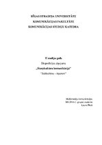 Konspekts 'Subkultūra - hipsteri', 1.