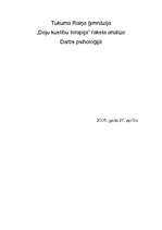 Eseja 'Deju un kustību terapija', 1.