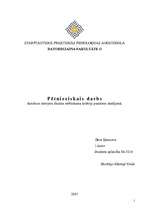Eseja 'Autobusa interjera dizaina estētiskuma kritēriji pasažieru skatījumā', 1.