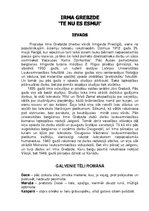 Referāts 'Irmas Grebzdes darbs "Te nu es esmu!"', 1.