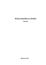 Referāts 'Krāsas cilvēku dzīvē', 1.