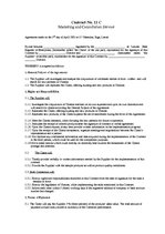 Paraugs 'Marketing Agreement', 1.