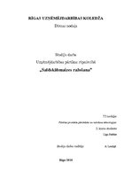 Referāts 'Saldskābmaizes ražošana', 1.