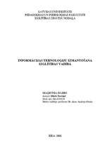 Diplomdarbs 'Informācijas tehnoloģiju izmantošana izglītības vadībā', 1.