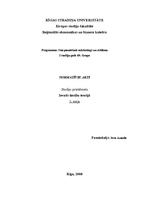 Eseja 'Normatīvie akti', 1.