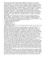 Eseja 'Decision Making Model Analysis', 1.