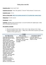 Konspekts 'Mūzikas nodarbības plāns pirmsskolai', 1.