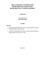 Konspekts 'Ekonomika', 1.