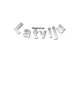 Referāts 'Maršruts pa Latviju', 1.