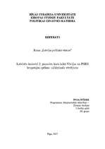 Referāts 'Latviešu karavīri Otrā pasaules kara laikā Vācijas un PSRS bruņotajos spēkos: sa', 1.