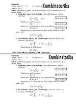 Konspekts 'Kombinatorikas formulas', 1.