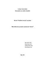 Referāts 'Menedžmenta projekts uzņēmumā "ALORA"', 1.